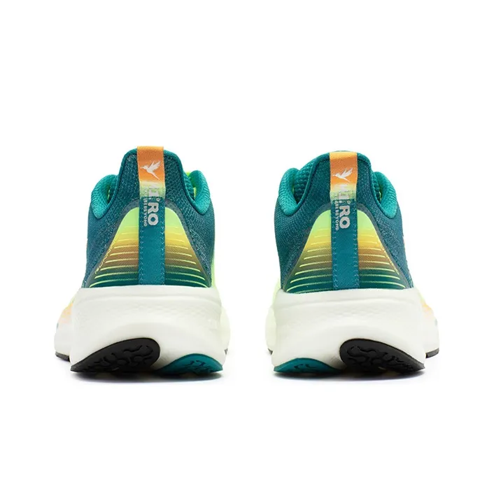361° QU!KFOAM Wear-Resistant Low-Top Running Shoes Men's Deep Lake Green-3