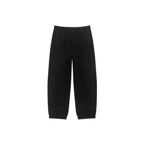 CROQUIS Knitted Sweatpants Unisex Jet Black