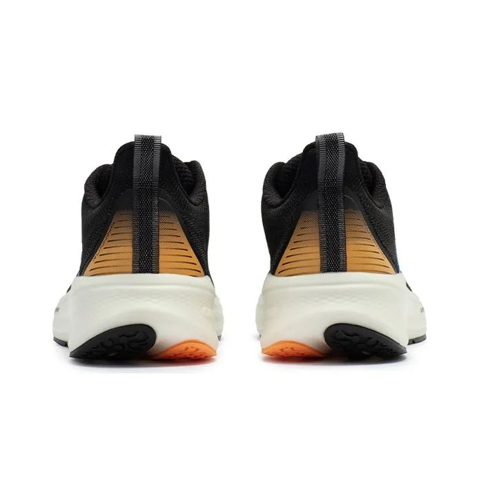 361° QU!KFOAM Cushioned Wear Resistant Breathable Low Top Training Running Shoes Men's Obsidian Black-3