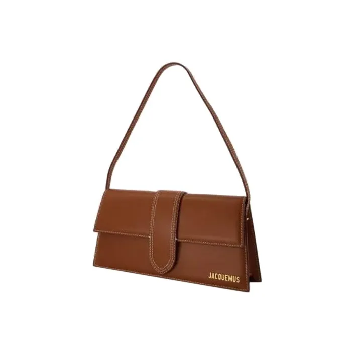 Jacquemus Cotton One Shoulder Handbag Women's Brown-1