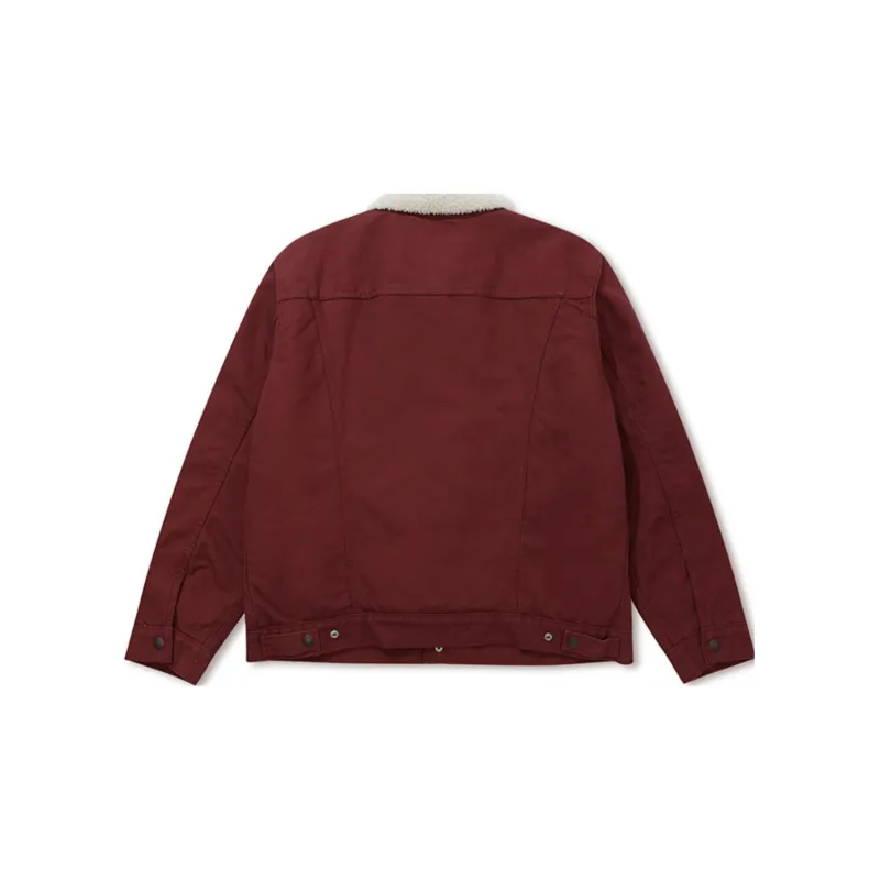 Levis Jackets Men Burgundy-1