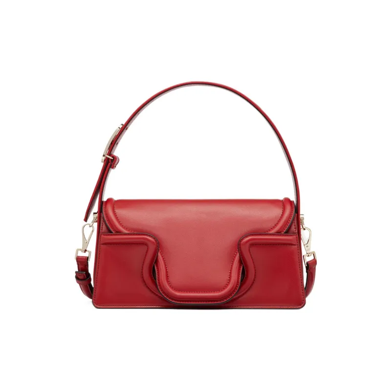 Valentino GARAVANI Goatskin Portable Crossbody Bag Shoulder Bag Women's Red-0