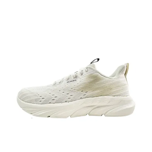 361° Wear resistant, Non slip And Breathable Low Top Running Shoes Men's Feather White
