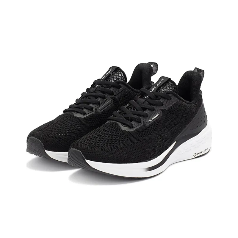 361° FlyFish 1 Anti Slip Wear Resistant Low Top Running Shoes Women's Obsidian Black-2