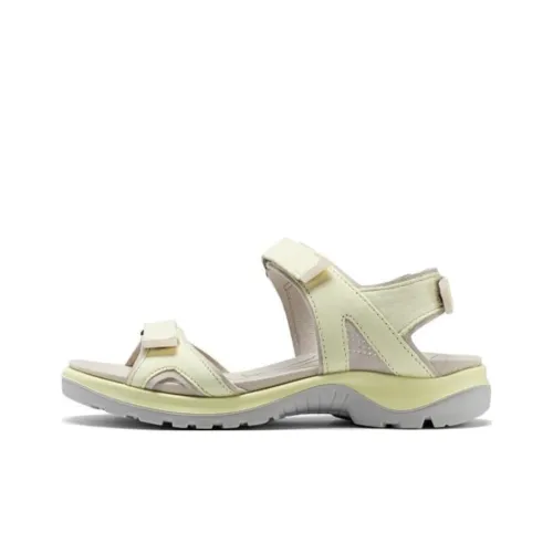 Ecco Beach Sandals Women's Smoothie Yellow