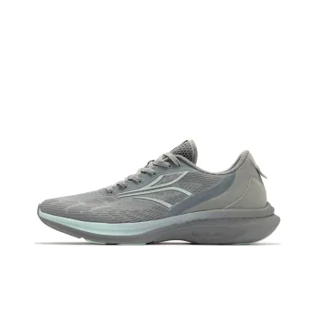 361° FlyFish 2 Lightweight Wear Resistant Slip Resistant Breathable Low Top Running Shoes Men's Gray Green