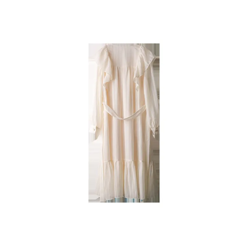 ANNECHEN Flared Dress Dress Summer Women's Includes Gift Box Sets White-1