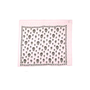 Alexander McQueen Silk Scarves Women's Pink