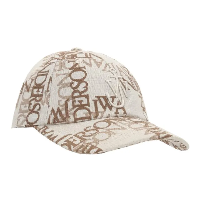 JW Anderson Cotton Baseball Caps Unisex Brown-1