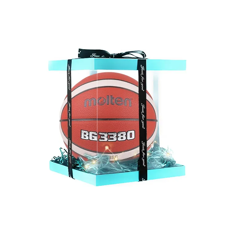 Molten PU Basketball Red White Size 7 Ball Training Match Unisex-8
