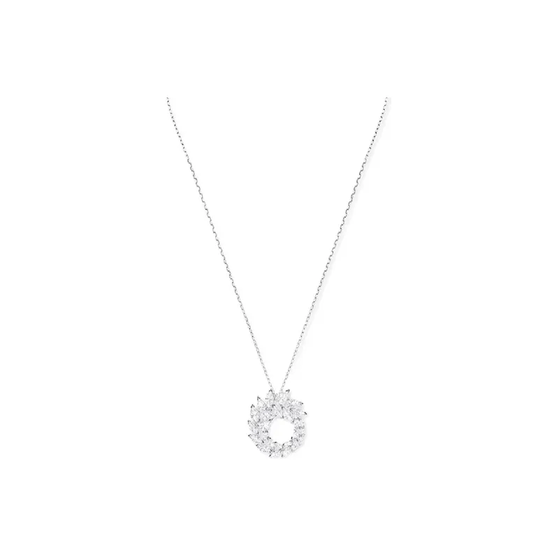 Swarovski Rhodium Plated Necklaces Women's-0