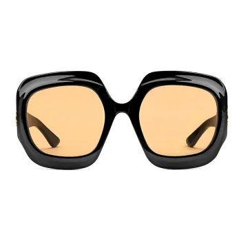 GUCCI X ADIDAS Collaboration Sunglasses Unisex Black/Brown