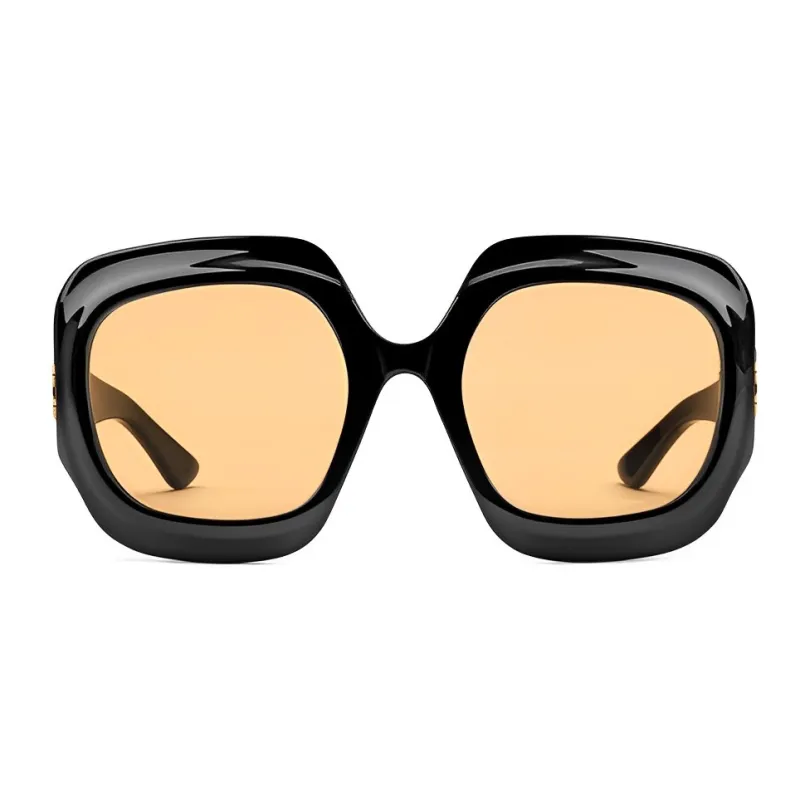GUCCI X ADIDAS Collaboration Sunglasses Unisex Black/Brown-0
