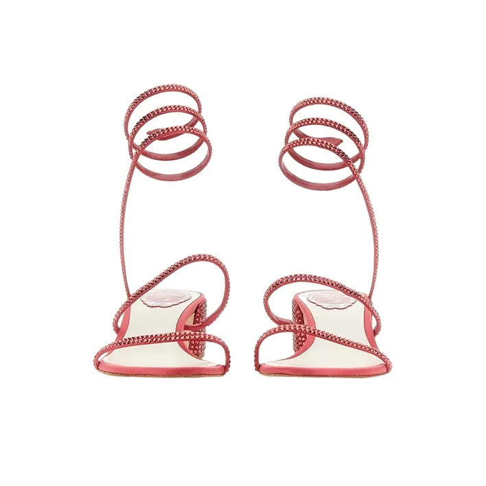 RENE CAOVILLA Strap Sandals Women's Red-2
