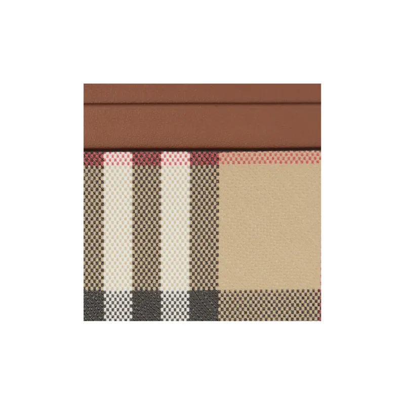 Burberry Vintage Leather Card Holder Women's Tan-4