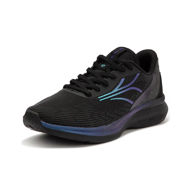 361° Flying Fish SE Flying Fish SE Lightweight Wear resistant And Non slip Low Top Running Shoes Men's Obsidian Black-1