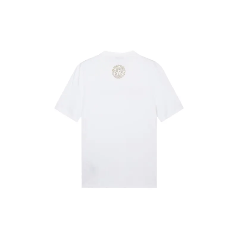 VERSACE T-Shirts Women's White Gold-1