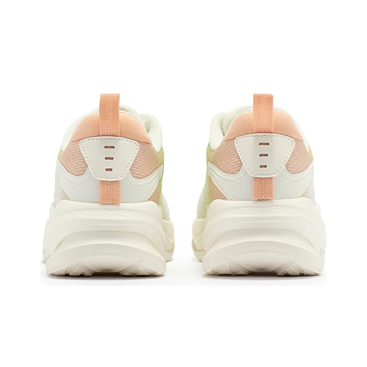 361° Outdoor Sports Anti-Slip And Wear-Resistant Breathable Low-Top Running Shoes Women's White Green-3