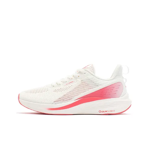 361° Running Shoes Women's Low-Top Feather White/Tropical Pink