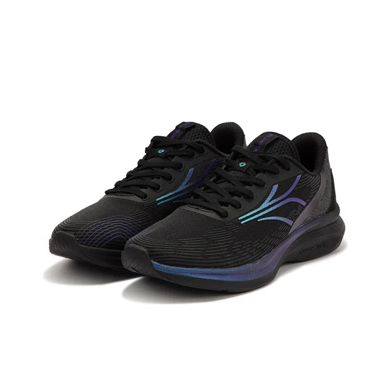 361° Flying Fish SE Flying Fish SE Lightweight Wear resistant And Non slip Low Top Running Shoes Men's Obsidian Black-2