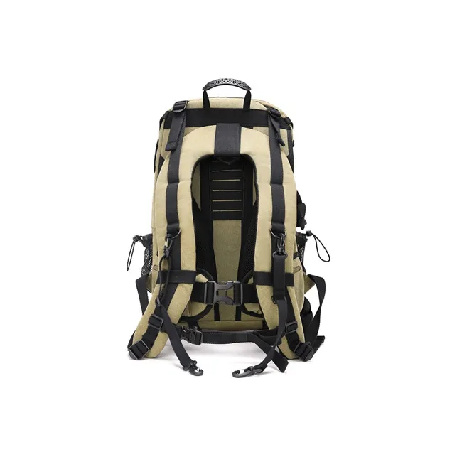 NATIONAL GEOGRAPHIC Fabric Travel Bag Backpack Large Size Unisex Army Green/Black/Gray-2
