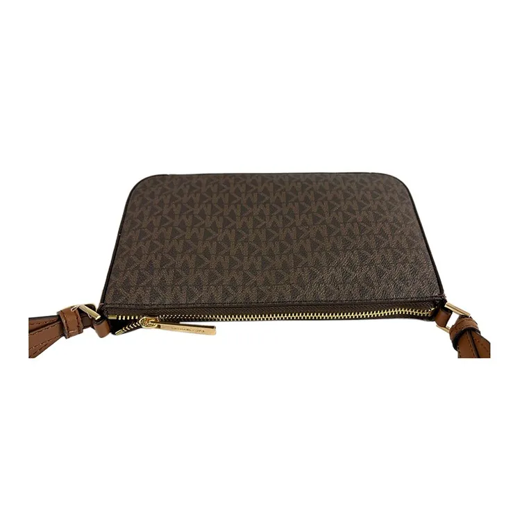 MICHAEL KORS Coated Canvas With Leather 3-in-1 Shoulder Bag Crossbody Bag Small Size Women's Brown-3