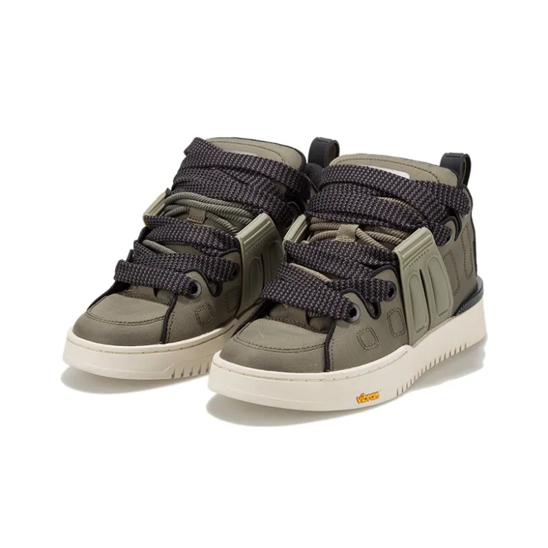 Palladium Skate Mid-Top Skateboard Shoes Men's Scallion Green-1