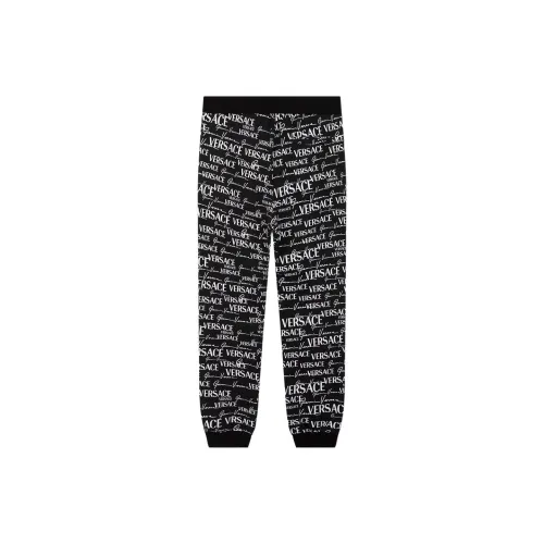 VERSACE Knitted Sweatpants Men Black