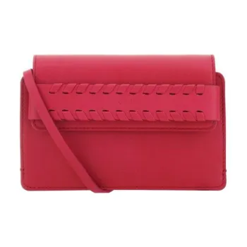 Chloe Mony Calfskin Handheld Shoulder Bag, Crossbody Bag, Wallet Women's Coral Pink