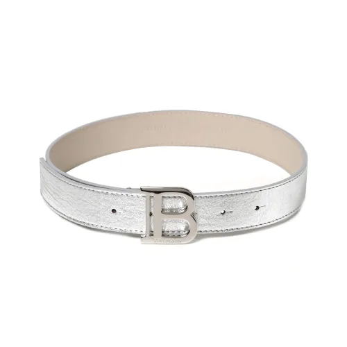 BALMAIN Leather Belts Kids Silver