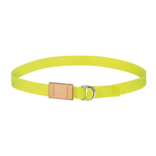 LONGCHAMP Other Belts Women's Neon Yellow Width: 3cm