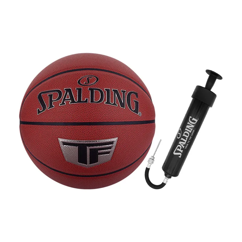 SPALDING TF Collection Series 77 763Y Microfiber Leather Basketball Brown Size 7 Training Unisex-5