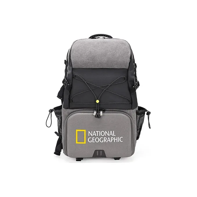 NATIONAL GEOGRAPHIC Fabric Travel Bag Backpack Large Size Unisex Army Green/Black/Gray-6