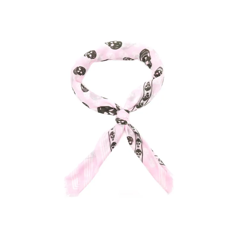 Alexander McQueen Silk Scarves Women's Pink-1