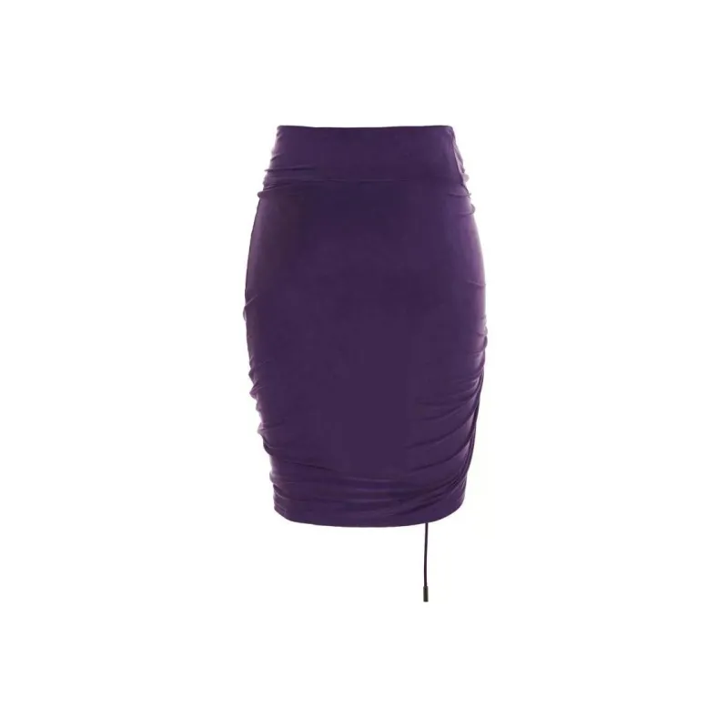 Jacquemus Denim Short Skirts Women's Purple-1