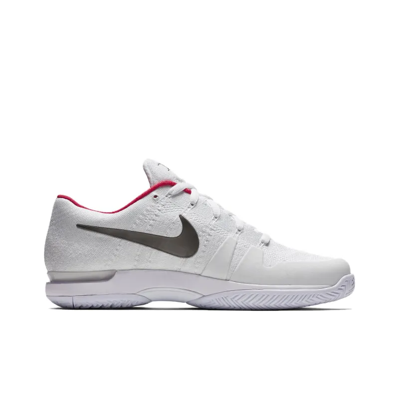 Nike Zoom Vapor 9.5 RF Flyknit Zoom Vapor Flyknit Hc Qs Abrasion Resistant Breathable Low Top Tennis Shoes Gray Black-1