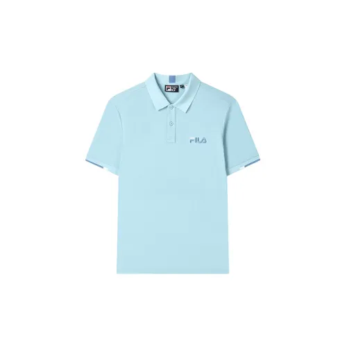 FILA Polo Shirts Men Tiffany Blue