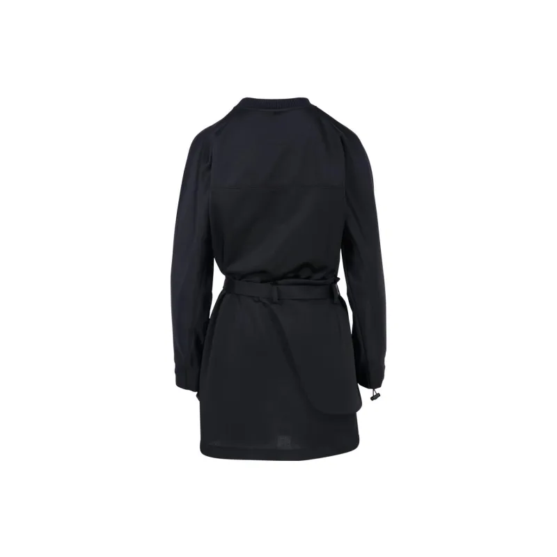 FENDI Long-Sleeved Dresses Women's Black-5