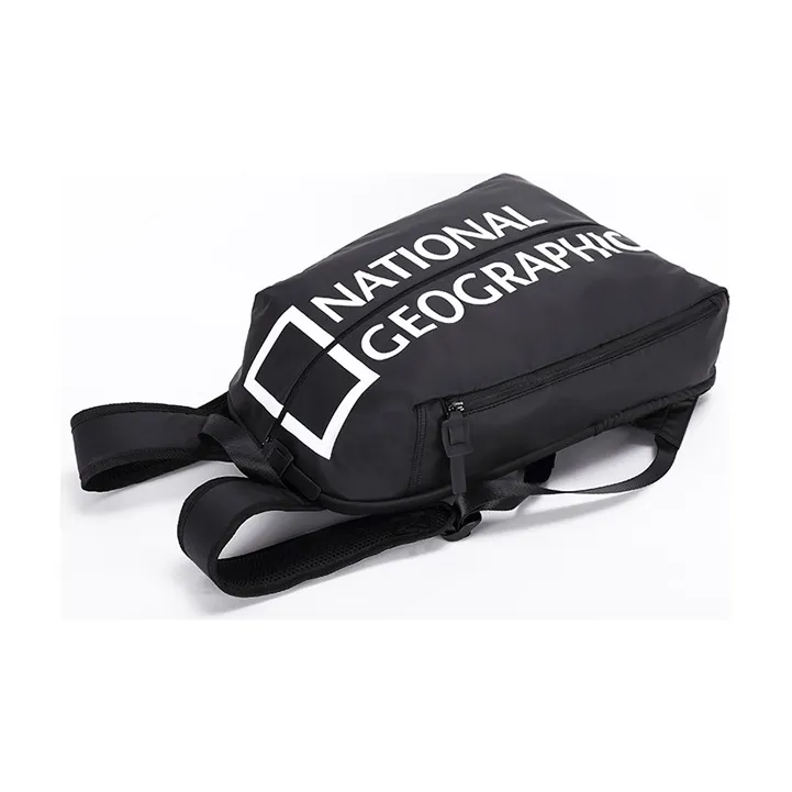 NATIONAL GEOGRAPHIC Polyester Backpack Medium Size Unisex Black Cool/Yellow Trendy/Mint Green-3