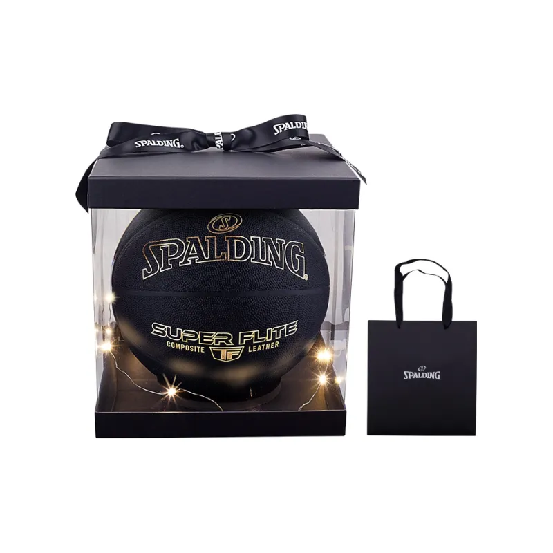 SPALDING TF Excellence Series PU Basketball Black Size 7 Competition Training Unisex-0