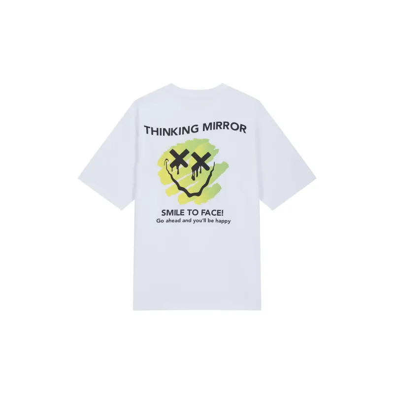 FUN Thinking Mirror T Shirt Unisex White-1