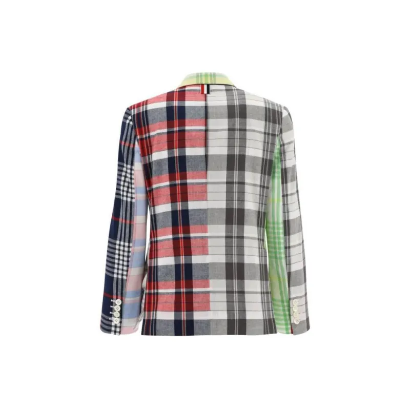 THOM BROWNE Checkered Blazer-1
