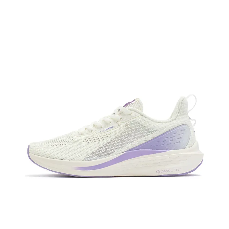 361° Slip Resistant, Abrasion Resistant, Breathable Running Shoes Women's Feather White-0