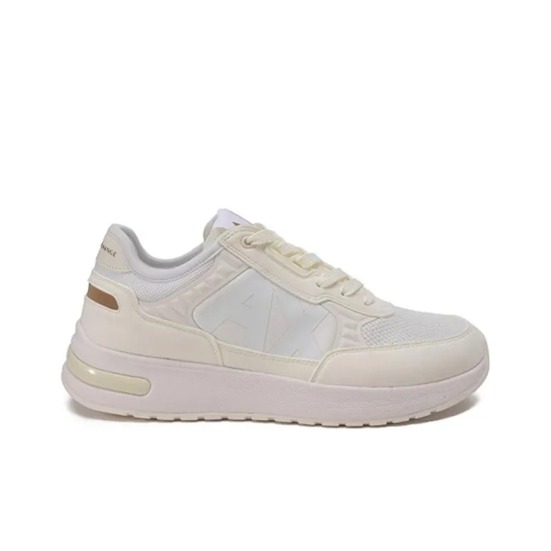 ARMANI EXCHANGE Low Top Sports Casual Shoes Men's Ivory-1