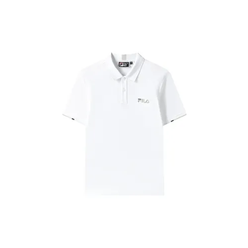 FILA Polo Shirts Men Standard White