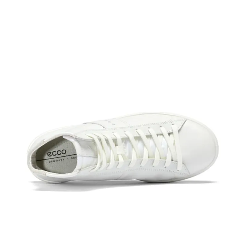 Ecco Stylish Skateboarding Shoes Women's White-2