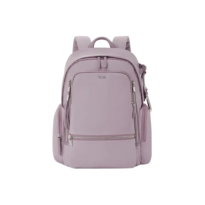 TUMI Voyageur Nylon Backpack Women's Gray Purple-0
