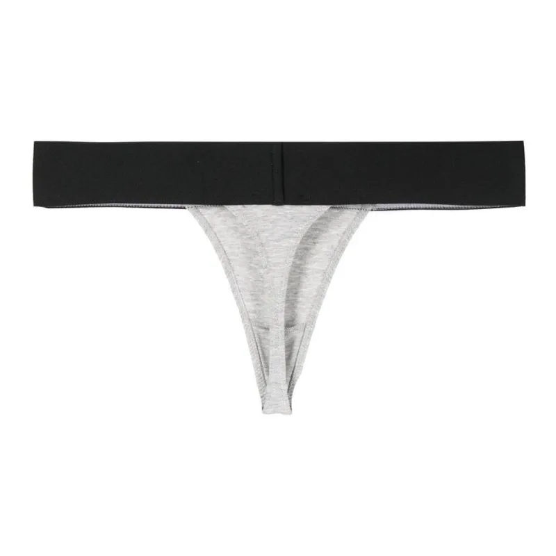 PALM ANGELS Logo trim Stretch cotton Thong-1