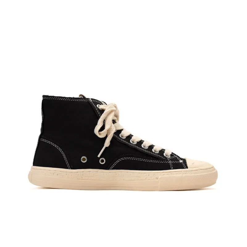MIHARA YASUHIRO Past Sole Stylish Skateboarding Shoes Unisex Black White-1