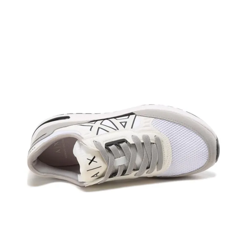 ARMANI EXCHANGE Low Top Sports Casual Shoes Men's White-4